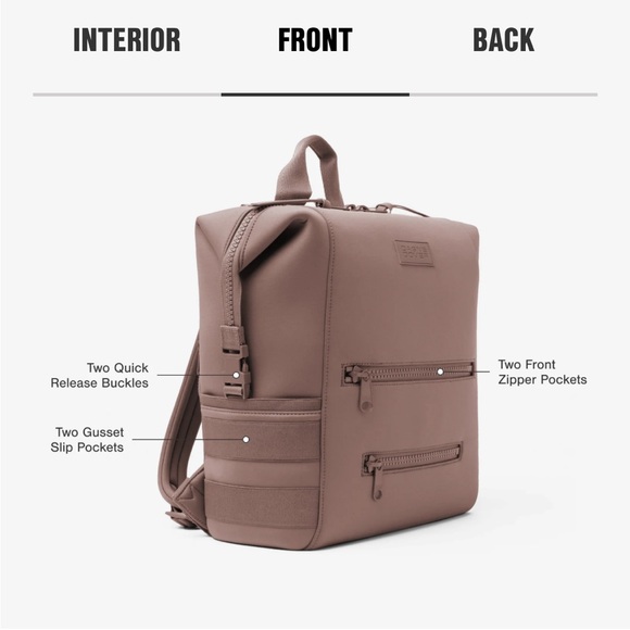 Dagne Dover Indi Backpack in Warm Brown - Picture 11 of 14